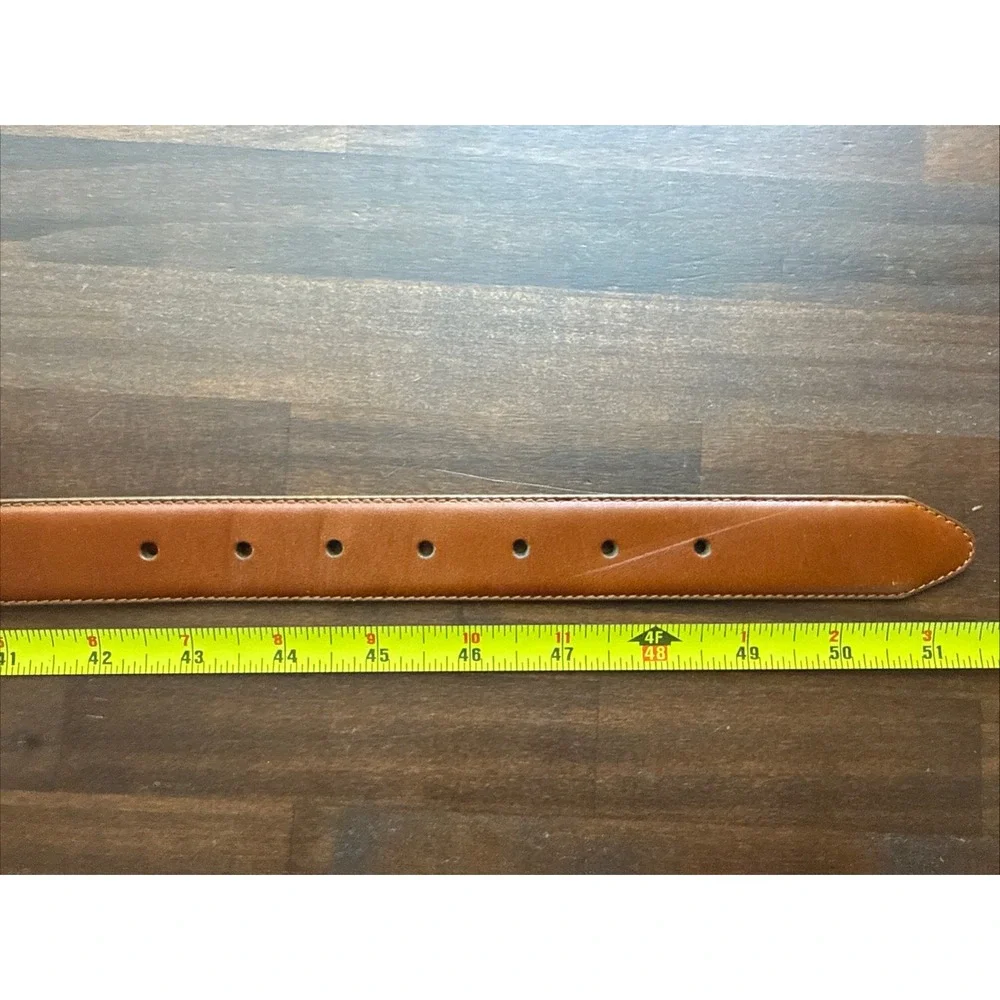 Men's Genuine Leather Belt Cognac Made In Guatemala  XXL
